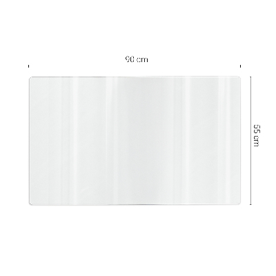 Transparent desk pad