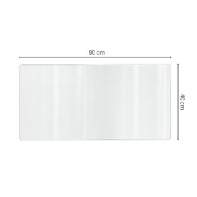 Transparent desk pad