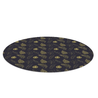 Indoor vinyl rug Decorative Nature leaves