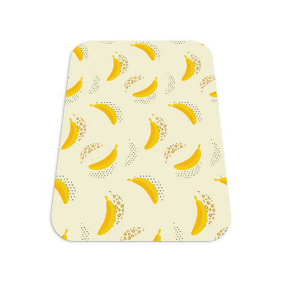 Office chair mat Bananas dot patches