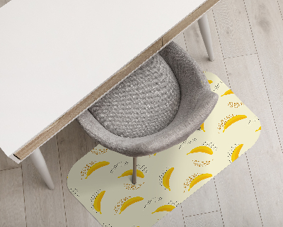 Office chair mat Bananas dot patches