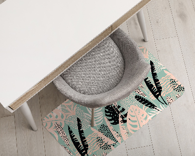 Office chair mat Nature leaves