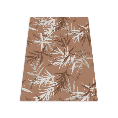 Office chair mat Palm trees