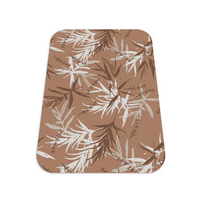 Office chair mat Palm trees