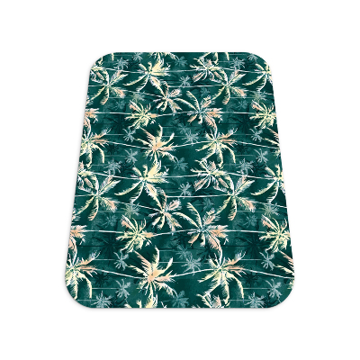 Chair mat Tropical palm pattern