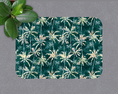 Chair mat Tropical palm pattern