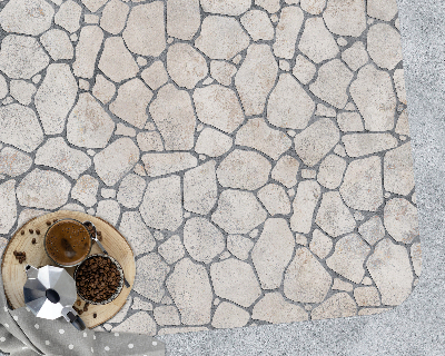 Computer chair mat Stone path