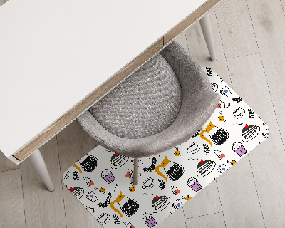 Office chair floor protector Coffee lovers