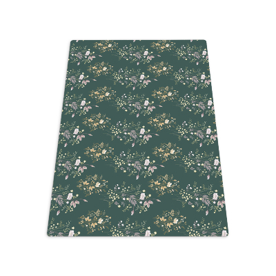 Computer chair mat Summer field flowers