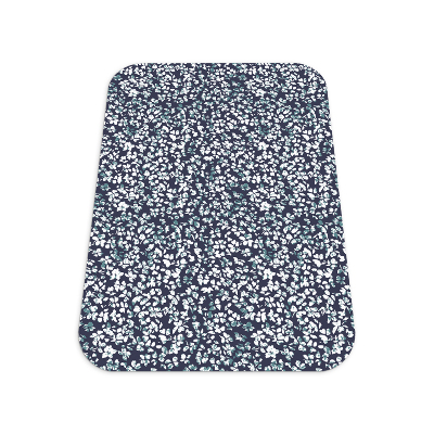 Computer chair mat Small white daisies