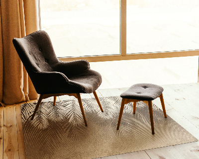 Chair floor protector Leaves and wood