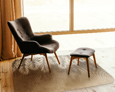 Chair floor protector Leaves and wood