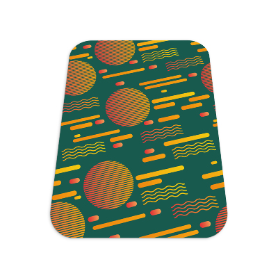 Chair mats Sunset retro