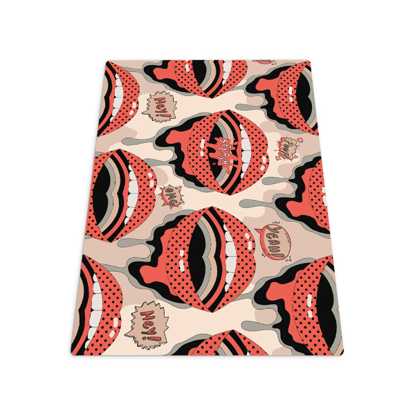 Chair mats Retro lips