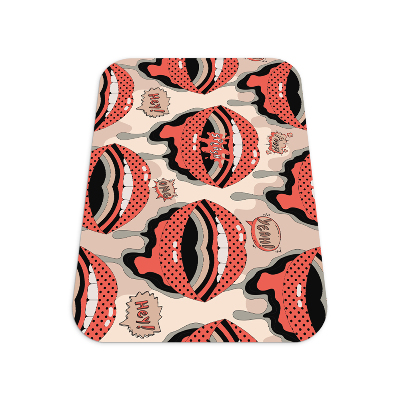 Chair mats Retro lips