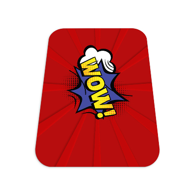 Chair mats Wow! Comic book