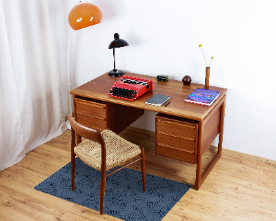 Desk chair mat Geometric arches