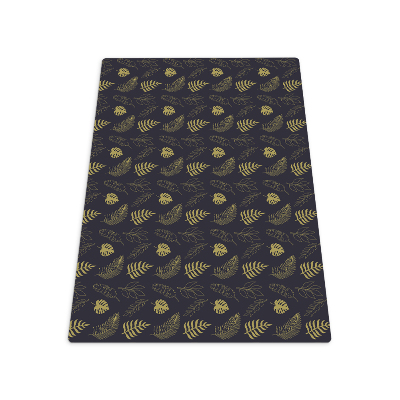 Desk chair mat Natura leaves