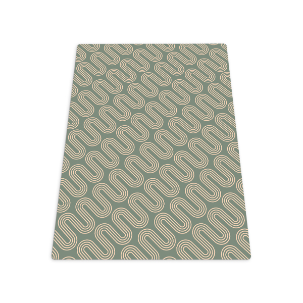 Desk chair mat Pasta pattern