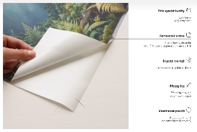 3D wall hole sticker 26x39 Mountain panorama