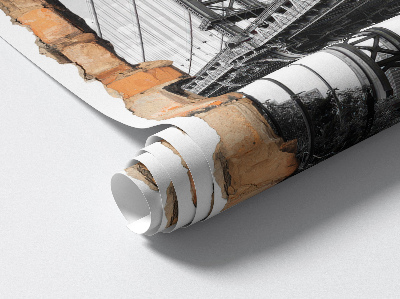 3D wall hole sticker 26x39 City landscape