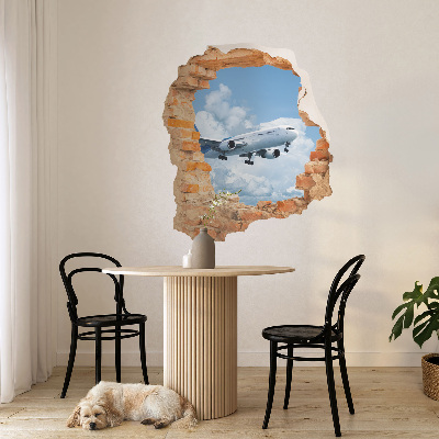 3D wall hole sticker 33x39 Aerial discovery