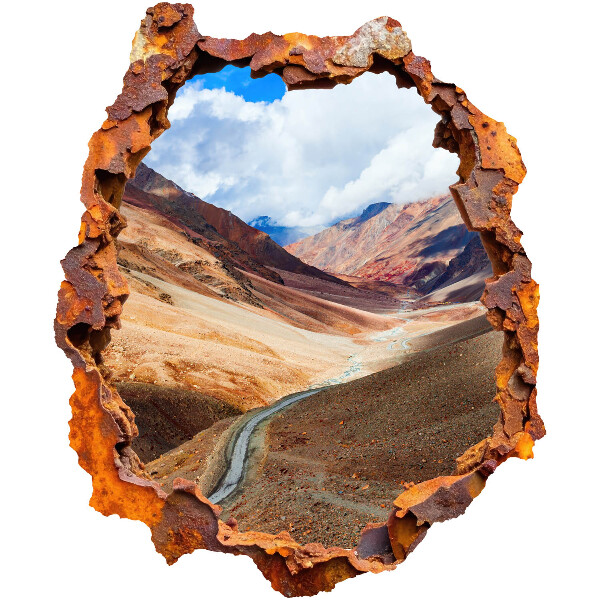 3D wall hole sticker 33x39 Mountain landscape