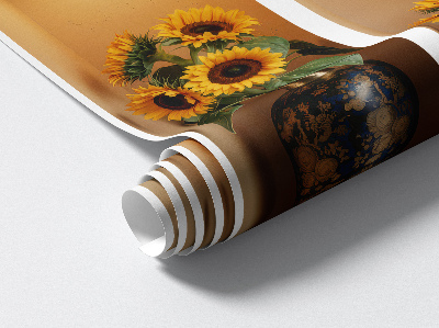 3D illusion wall decal 39x36 Sunflower bouquets