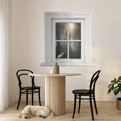 Fake window wall sticker 52x51 Forest window
