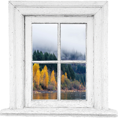Fake window wall sticker 52x51 Window landscape