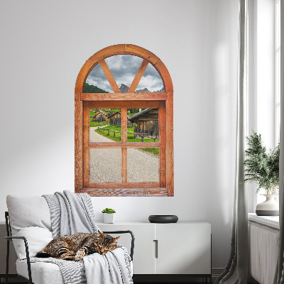 Fake window wall sticker 33x51 Window views