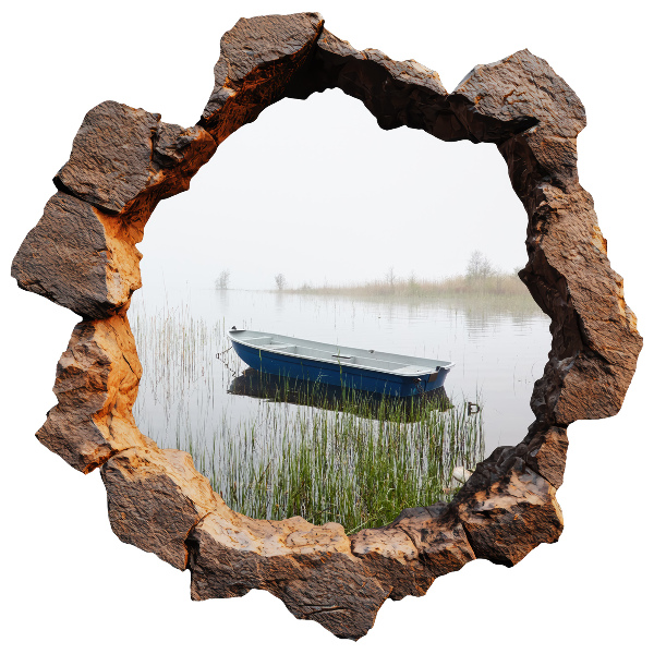 3D wall hole sticker 51x51 Stone Lake
