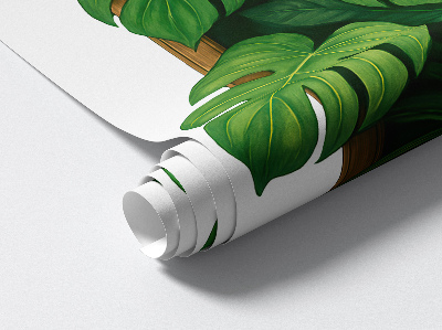 3D illusion wall decal 34x51 Tropical oasis