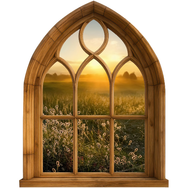 Fake window wall sticker 41x51 Window Landscape