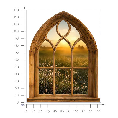 Fake window wall sticker 41x51 Window Landscape