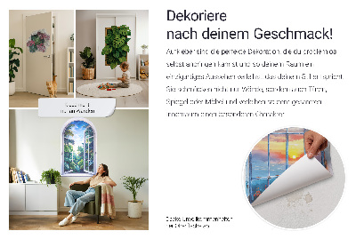 3D wall hole sticker 46x51 Plant explosion