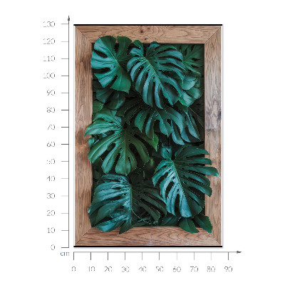 3D illusion wall decal 34x51 Green composition