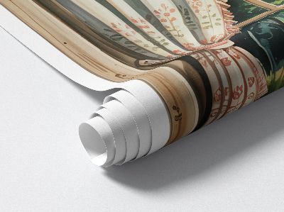 Fake window wall sticker 50x51 Idyllic window