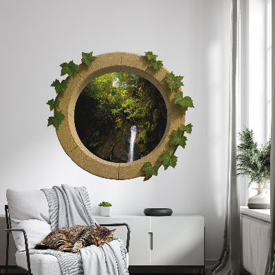 Fake window wall sticker 51x44 Green landscape