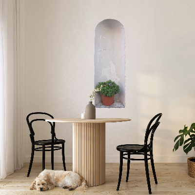 3D illusion wall decal 19x51 Wall recess