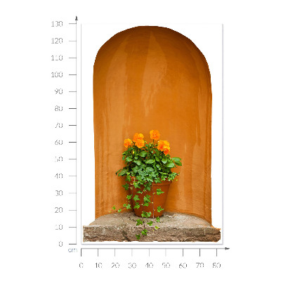 3D illusion wall decal 33x51 Flowers in a pot