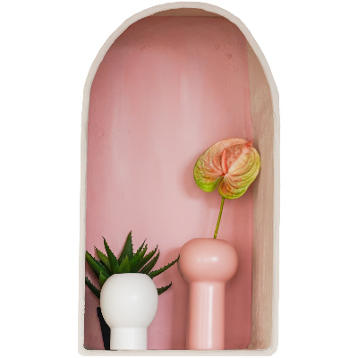 3D effect wall sticker 14x24 Subtle vegetation