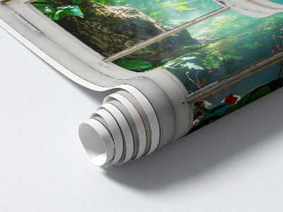 Window sticker wallpaper 15x24 Exotic view