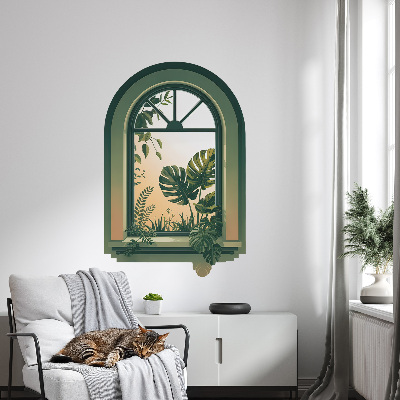 Window sticker wallpaper 16x24 Green window