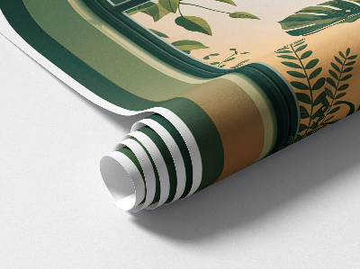 Window sticker wallpaper 16x24 Green window