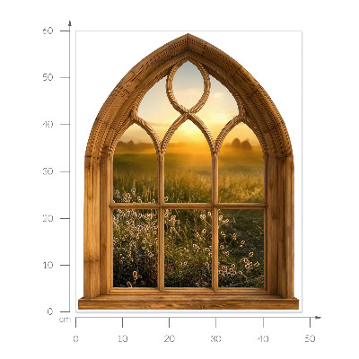 Window sticker wallpaper 19x24 Window Landscape