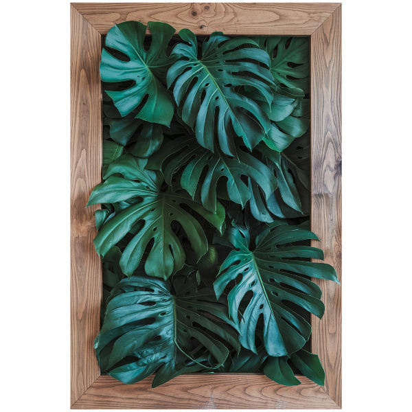 3D effect wall sticker 16x24 Green composition