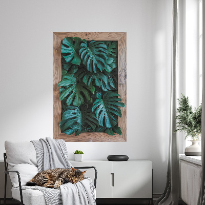 3D effect wall sticker 16x24 Green composition