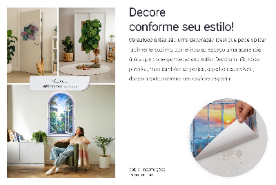 3D effect wall sticker 21x24 Ceramic vases