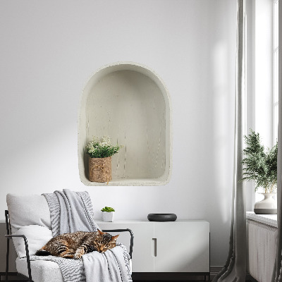 3D effect wall sticker 18x24 Jute bouquet